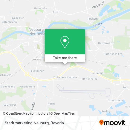 Stadtmarketing Neuburg map