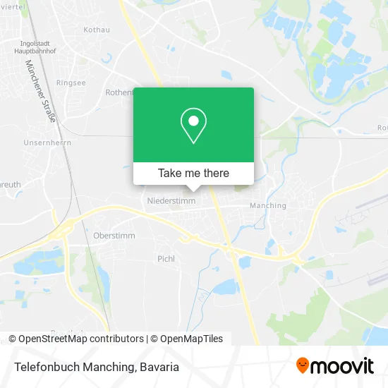 Карта Telefonbuch Manching