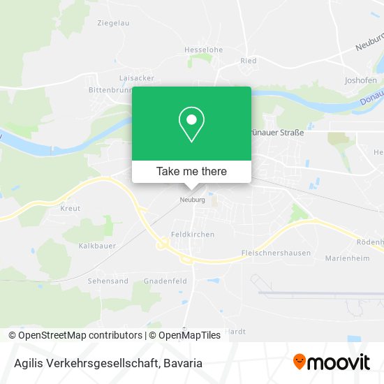Agilis Verkehrsgesellschaft map