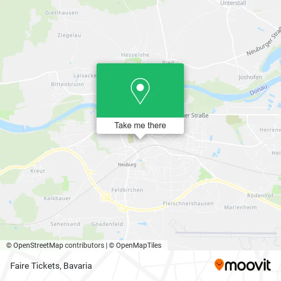 Карта Faire Tickets