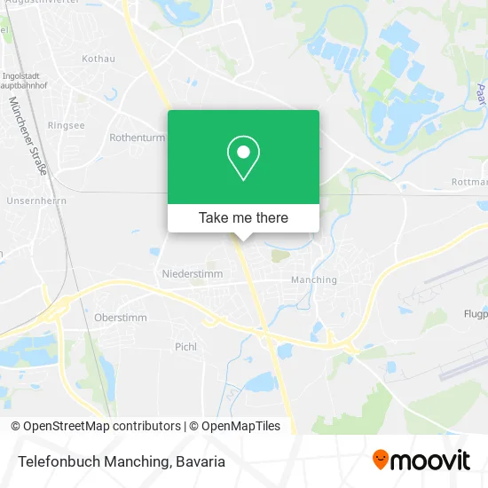 Карта Telefonbuch Manching