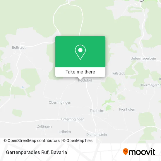 Карта Gartenparadies Ruf