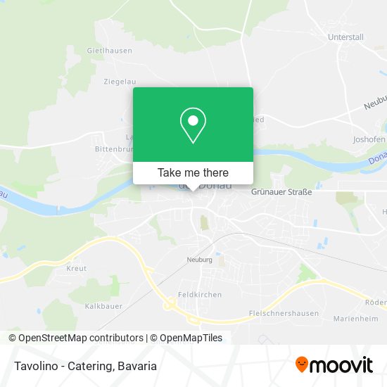 Tavolino - Catering map