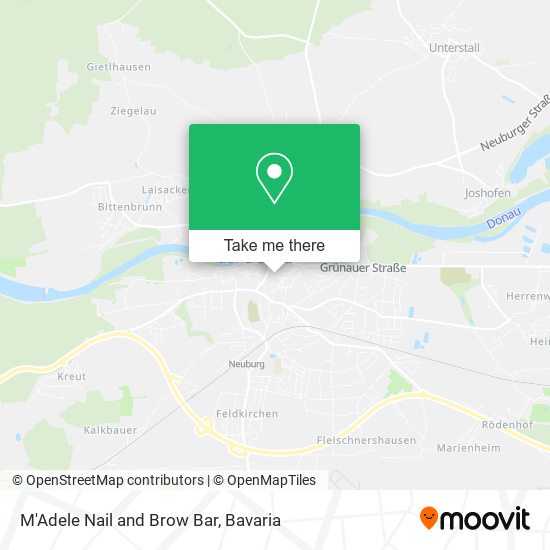 M'Adele Nail and Brow Bar map