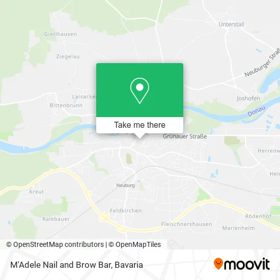 Карта M'Adele Nail and Brow Bar