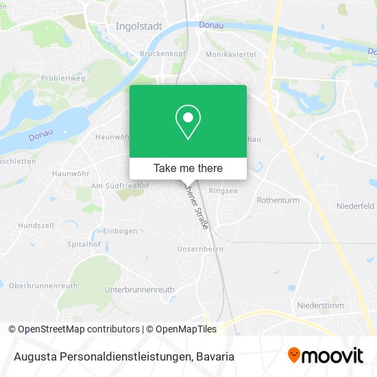 Augusta Personaldienstleistungen map