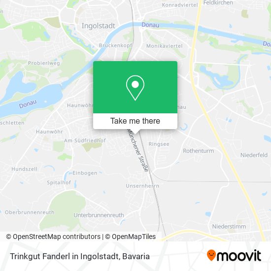 Trinkgut Fanderl in Ingolstadt map