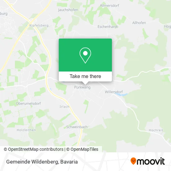 Карта Gemeinde Wildenberg