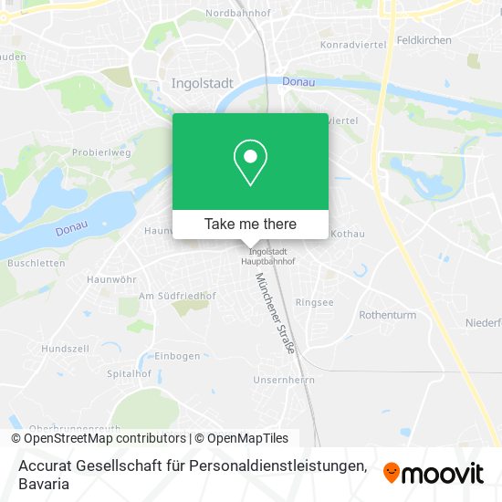 Accurat Gesellschaft für Personaldienstleistungen map