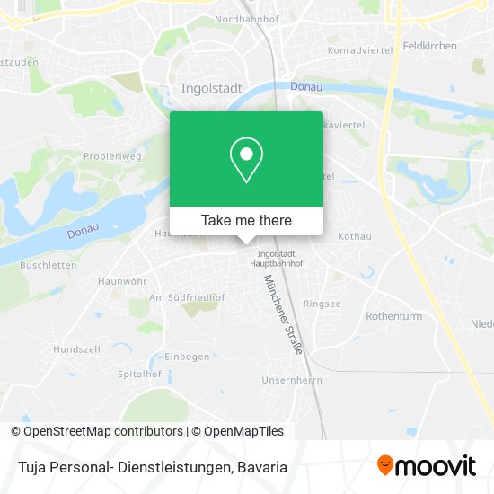 Tuja Personal- Dienstleistungen map