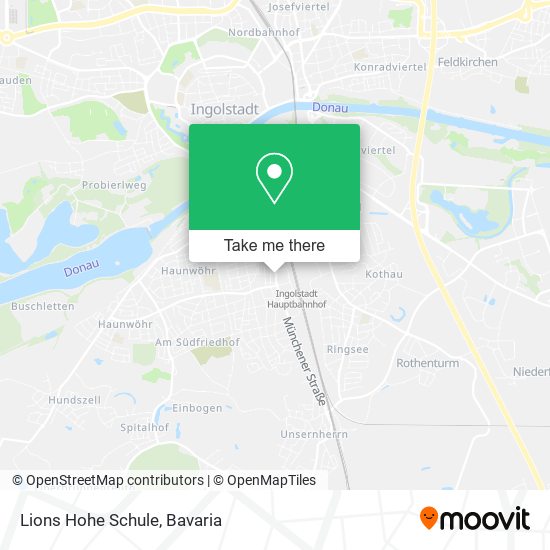 Lions Hohe Schule map