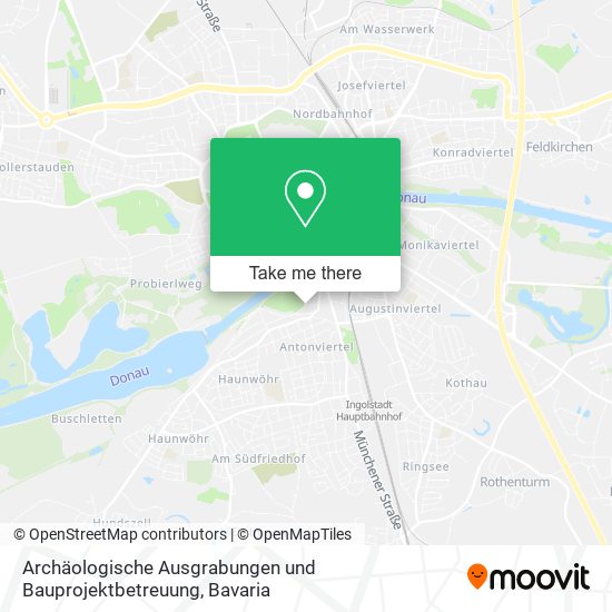 Archäologische Ausgrabungen und Bauprojektbetreuung map