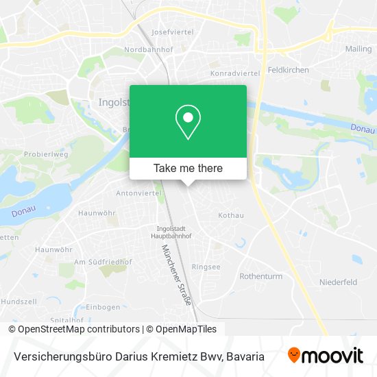 Versicherungsbüro Darius Kremietz Bwv map
