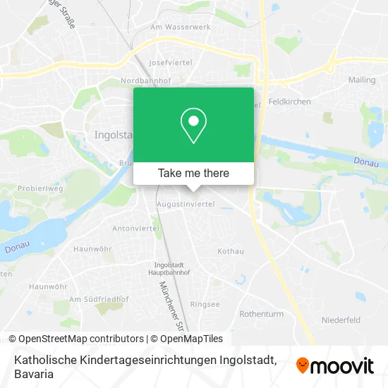 Katholische Kindertageseinrichtungen Ingolstadt map