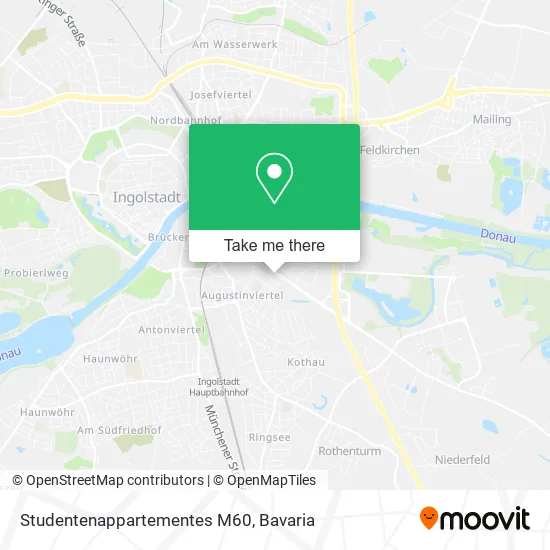 Карта Studentenappartementes M60