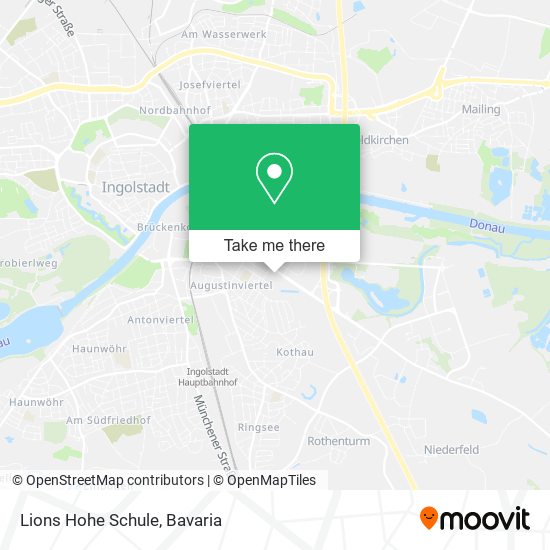 Lions Hohe Schule map