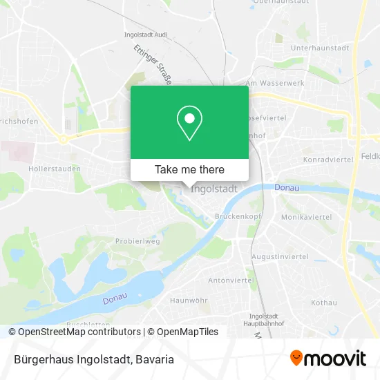 Карта Bürgerhaus Ingolstadt