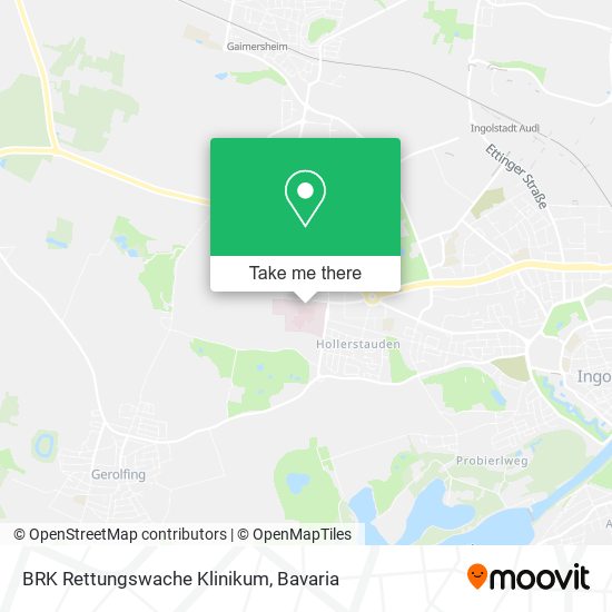 BRK Rettungswache Klinikum map