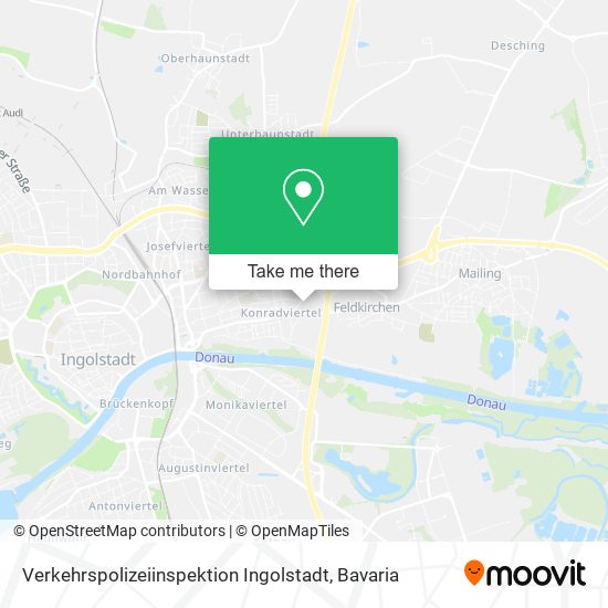Verkehrspolizeiinspektion Ingolstadt map