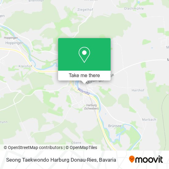 Seong Taekwondo Harburg Donau-Ries map
