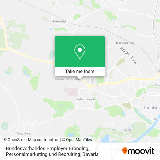 Bundesverbandes Employer Branding, Personalmarketing und Recruiting map