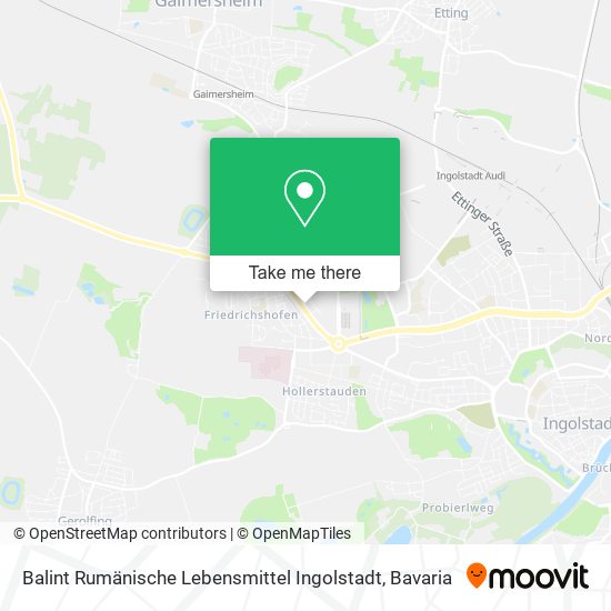 Карта Balint Rumänische Lebensmittel Ingolstadt