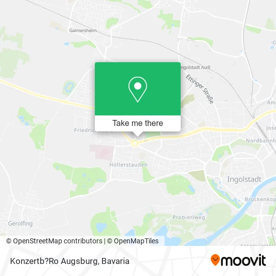 Карта Konzertb?Ro Augsburg