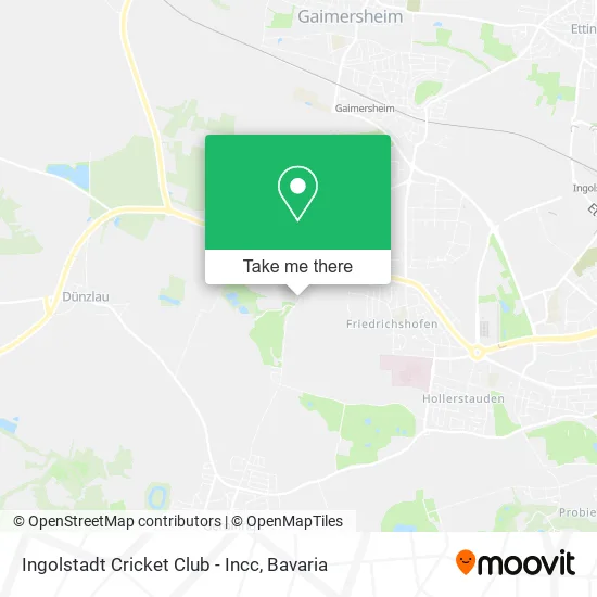 Карта Ingolstadt Cricket Club - Incc