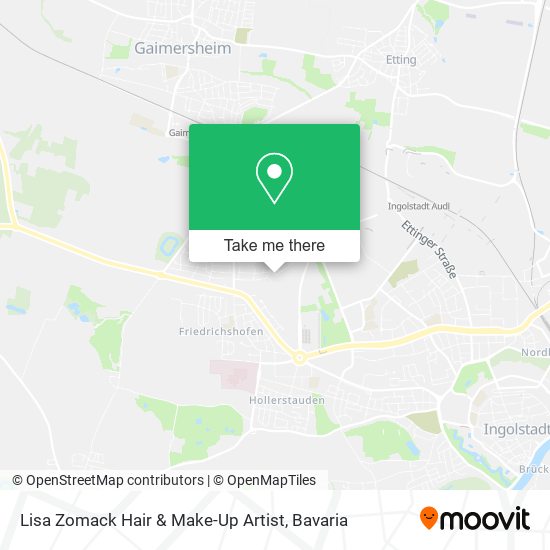 Lisa Zomack Hair & Make-Up Artist map