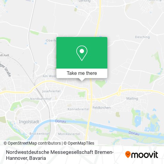 Nordwestdeutsche Messegesellschaft Bremen-Hannover map