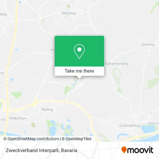 Карта Zweckverband Interpark
