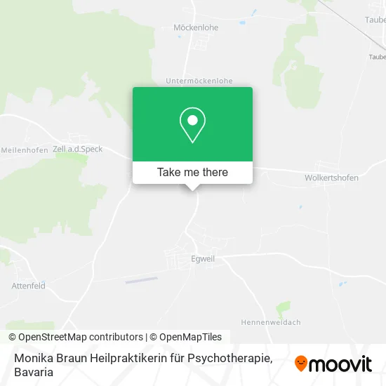 Карта Monika Braun Heilpraktikerin für Psychotherapie