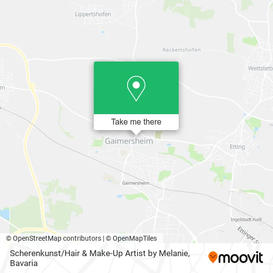 Карта Scherenkunst / Hair & Make-Up Artist by Melanie