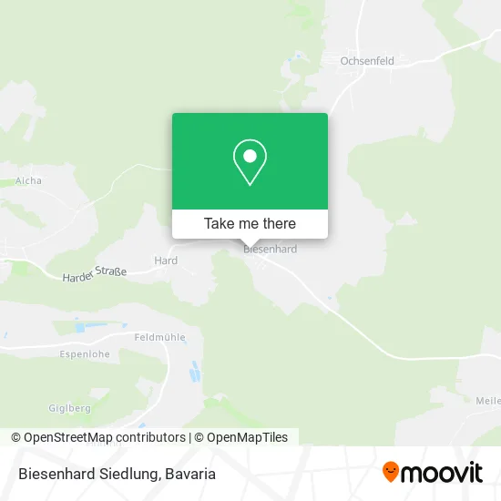 Карта Biesenhard Siedlung