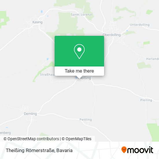 Theißing Römerstraße map