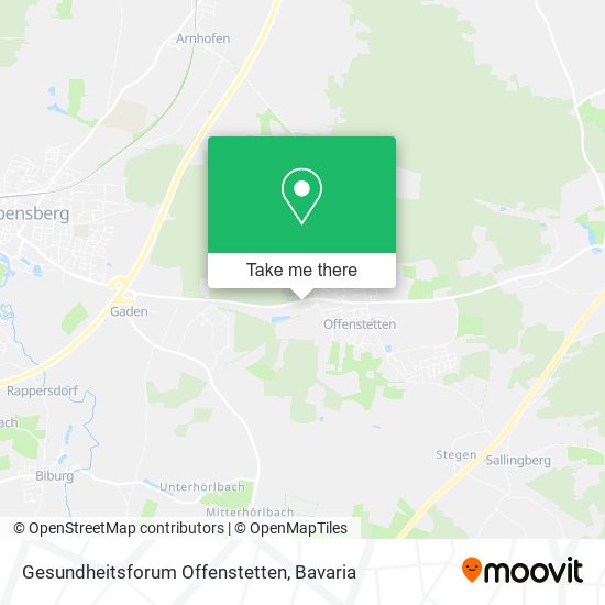 Gesundheitsforum Offenstetten map