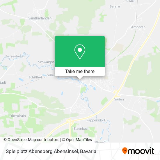 Spielplatz Abensberg Abensinsel map