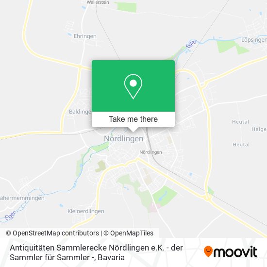 Antiquitäten Sammlerecke Nördlingen e.K. - der Sammler für Sammler - map