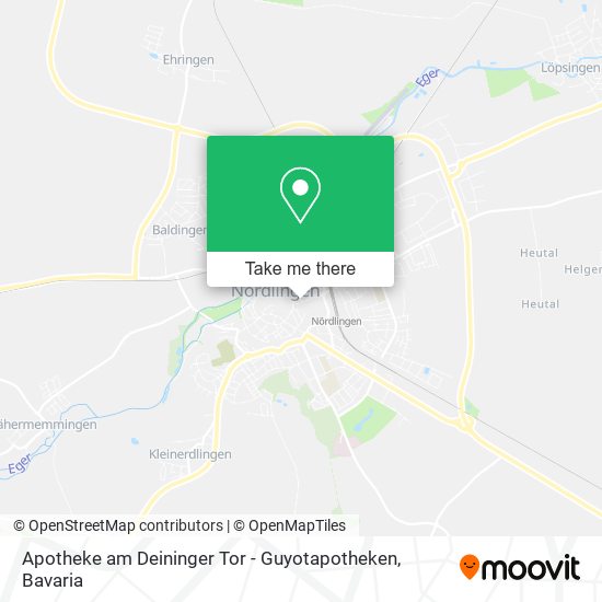 Apotheke am Deininger Tor - Guyotapotheken map