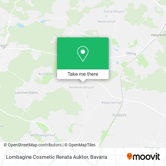 Lombagine Cosmetic Renata Auktor map