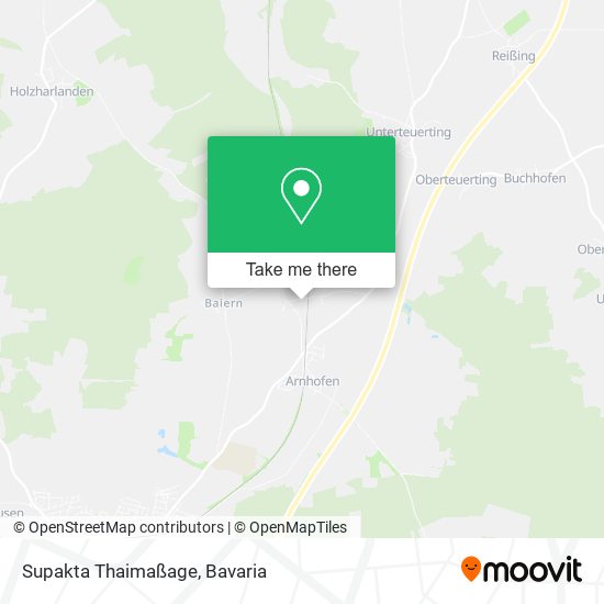 Карта Supakta Thaimaßage
