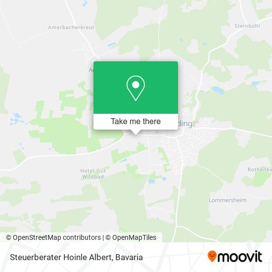 Steuerberater Hoinle Albert map