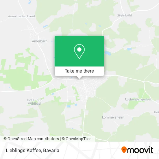 Карта Lieblings Kaffee