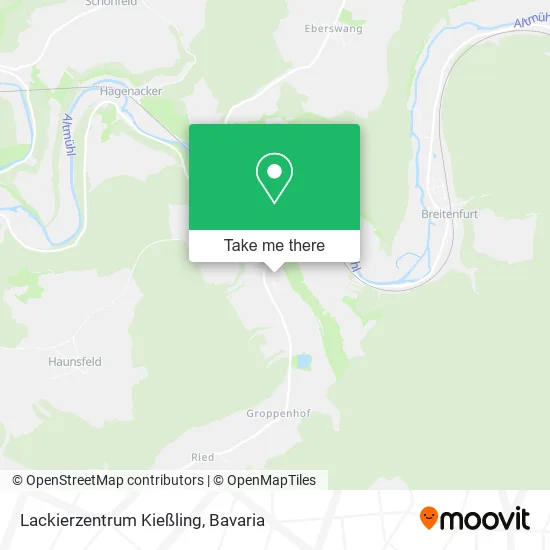 Карта Lackierzentrum Kießling