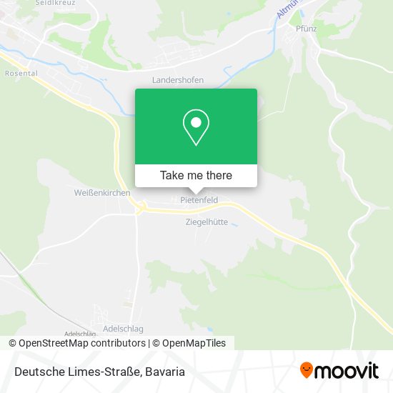 Deutsche Limes-Straße map