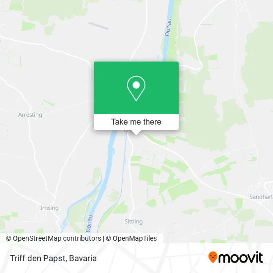 Карта Triff den Papst