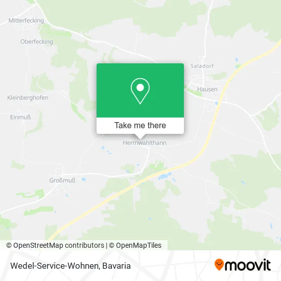 Карта Wedel-Service-Wohnen