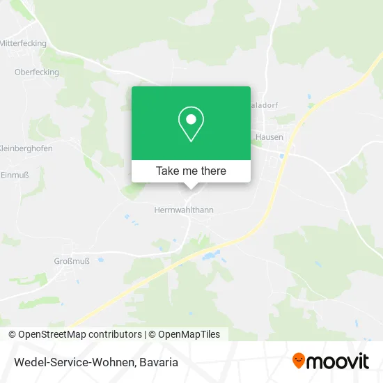 Карта Wedel-Service-Wohnen