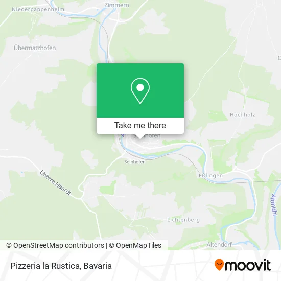 Карта Pizzeria la Rustica