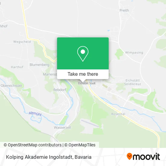 Карта Kolping Akademie Ingolstadt